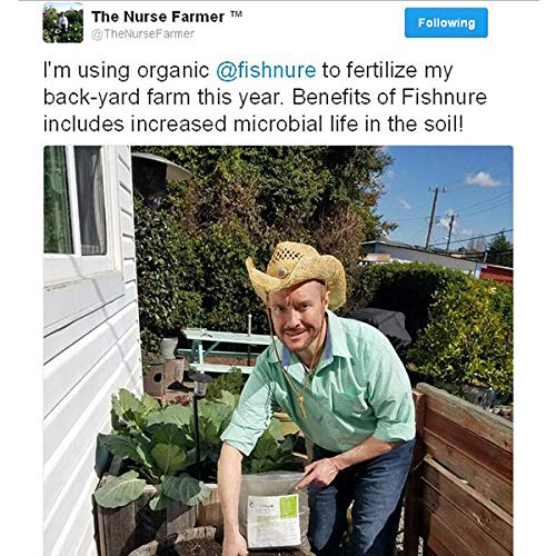 Fishnure 8 Pound Fish Manure Organic Living Humus Compost Soil Con...