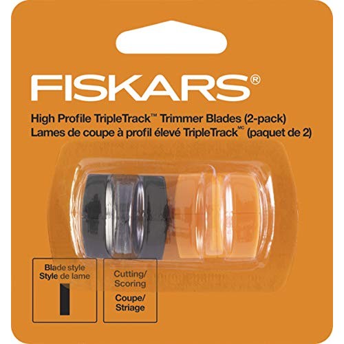 Fiskars 01-001555J TripleTrack High Profile Replacement Blades Cut...