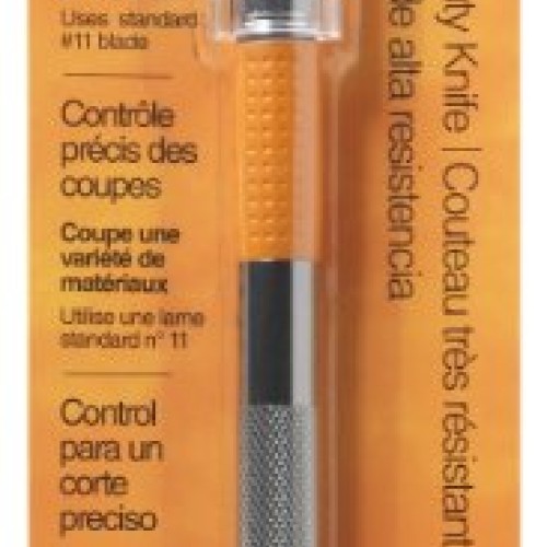 Fiskars 167110-1001 Heavy Duty Die Cast Craft Knife, 8 Inch,Orange