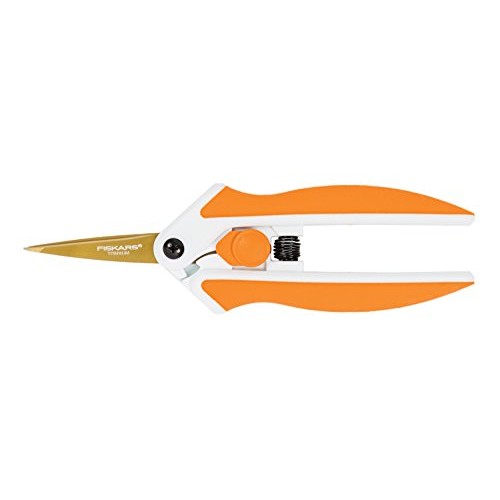 Fiskars 190520-1001 Titanium Micro-Tip Easy Action Scissors, 5 Inc...