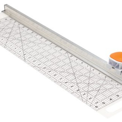 Fiskars 195130-1001 Rotary Cutter and Ruler Combo, 6x24 Inch