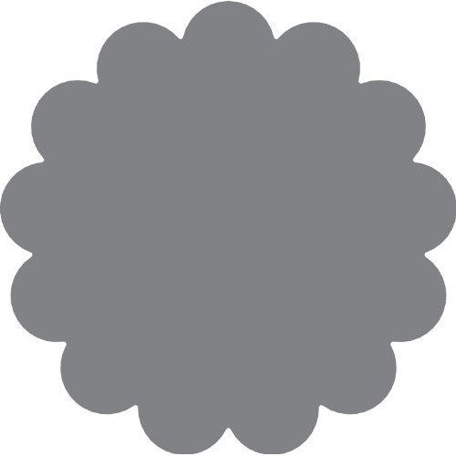 Fiskars 2X-Large Lever Punch, Pretty Scallops