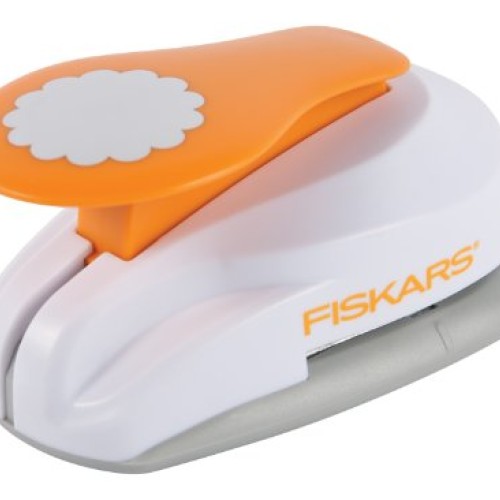 Fiskars 2X-Large Lever Punch, Pretty Scallops