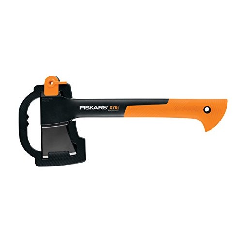 Fiskars 378501-1002 X7 Hatchet 14, 14 Inch, Black/Orange