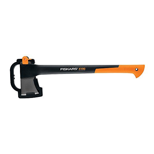 Fiskars 378571-1002 X15 Chopping Axe 23.5, 23.5 Inch, Orange/Black