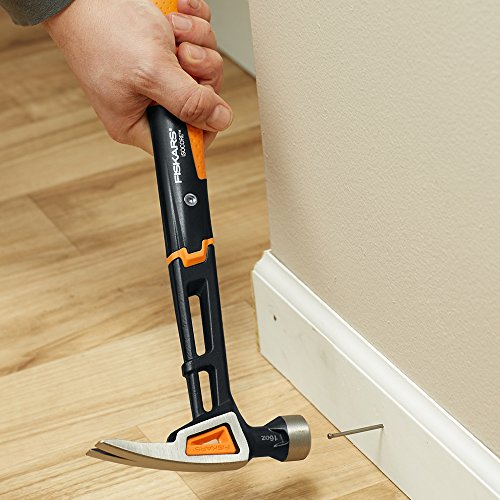 Fiskars 750200-1001 IsoCore 16 oz Rip Claw Finishing Hammer, 13.5 ...