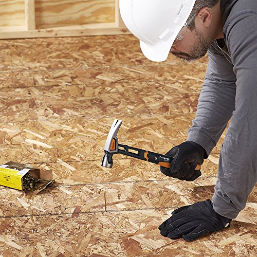 Fiskars 750200-1001 IsoCore 16 oz Rip Claw Finishing Hammer, 13.5 ...