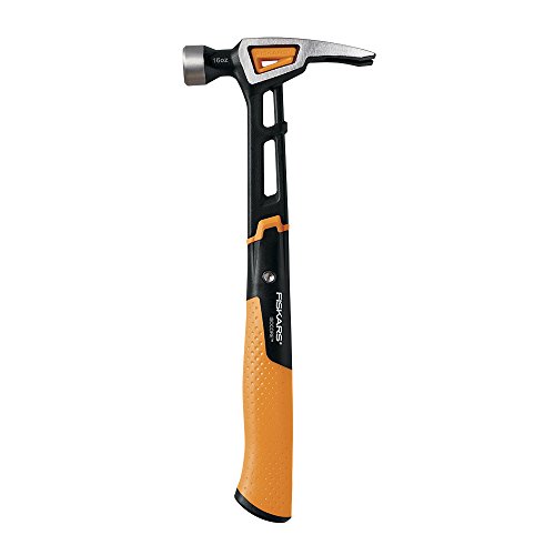 Fiskars 750200-1001 IsoCore 16 oz Rip Claw Finishing Hammer, 13.5 ...