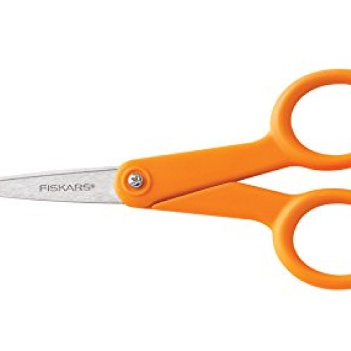 Fiskars 94817797 Micro-Tip Scissors, 5 Inch, Orange