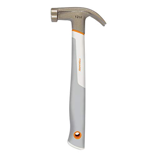 Fiskars Crafts 132400-1001 DIY Precision Hammer, 12 oz, White/Gray