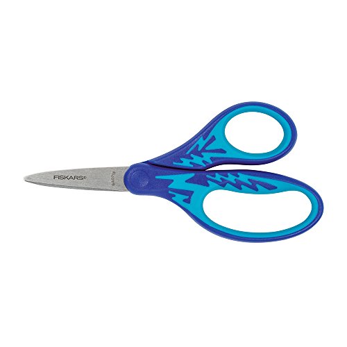 Fiskars Crafts Softgrip Left Handed Pointed-tip Kids Scissors, 5 I...