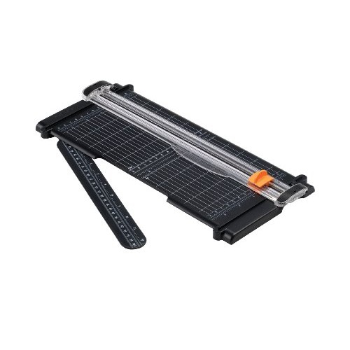 Fiskars SureCut Portable Trimmer with Recycled Cutline, 12 Inch Cu...