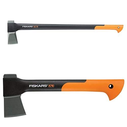 Fiskars X27 Super Splitting Axe, 36-Inch and Hatchet Bundle Fiskars X27 Super Splitting Axe, 36-Inch and Hatchet Bundle