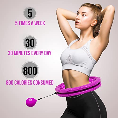 Smart Hula Fit Hoop for Adult Weight Loss - Infinity Exercise Hool...