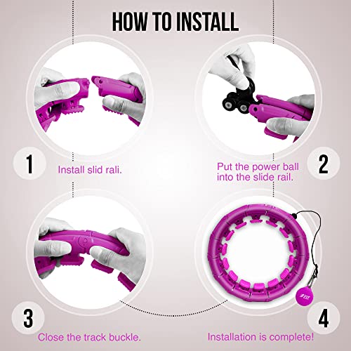 Smart Hula Fit Hoop for Adult Weight Loss - Infinity Exercise Hool...