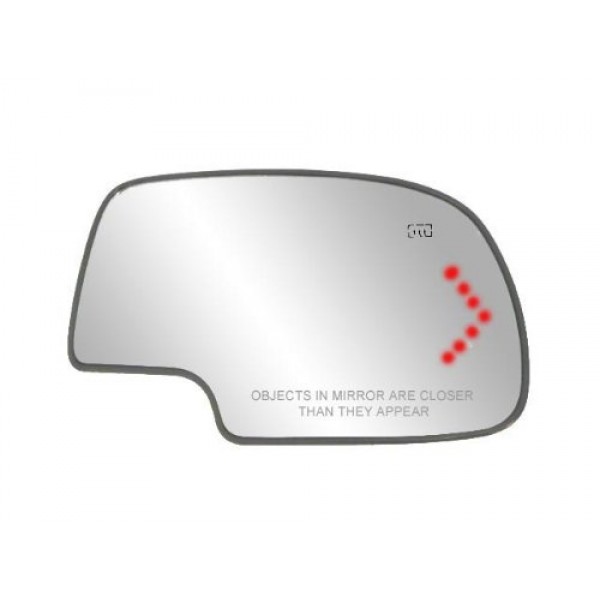 Fit System 40058 Passenger Side Heated Non-Dimming Mirror Glass wi...