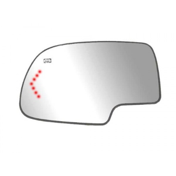 Fit System 44058 Driver Side Heated Non-Dimming Mirror Glass with ...