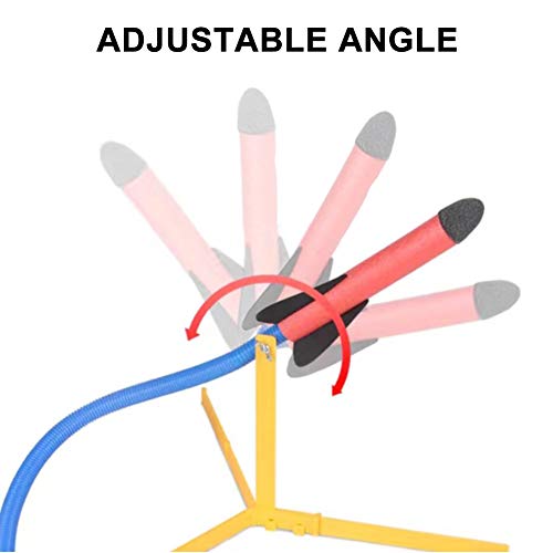 Toy Rocket Launcher for Kids – Shoots Up to 100 Feet – 3 Colorful ...