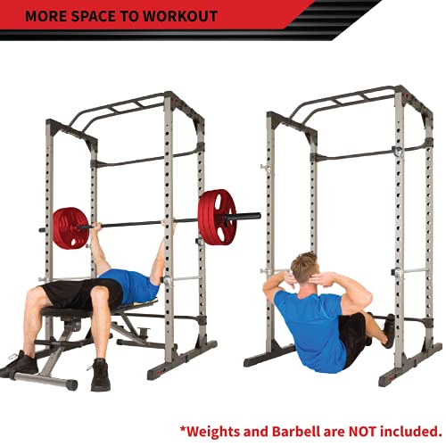 Fitness Reality Squat Rack Power Cage with | Optional Lat Pulldown...