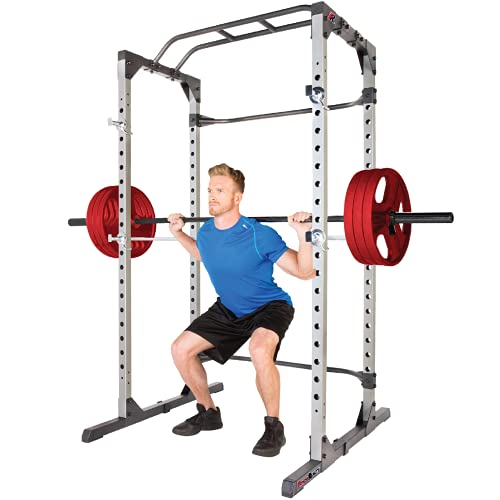 Fitness Reality Squat Rack Power Cage with | Optional Lat Pulldown...