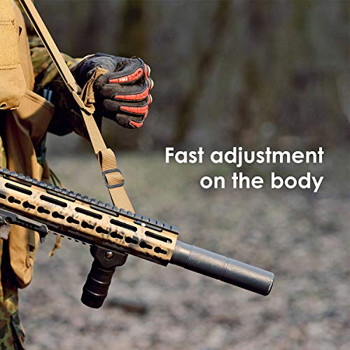 Fitophoria 2 Point Sling for Rifle | Tactical Shot Sling wi...