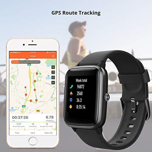 Fitness Tracker with Heart Rate Monitor, Fitpolo Smart Watch 1.3 i...