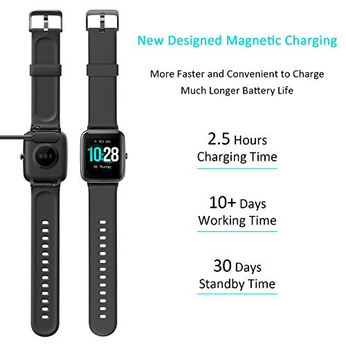 Fitness Tracker with Heart Rate Monitor, Fitpolo Smart Watch 1.3 i...