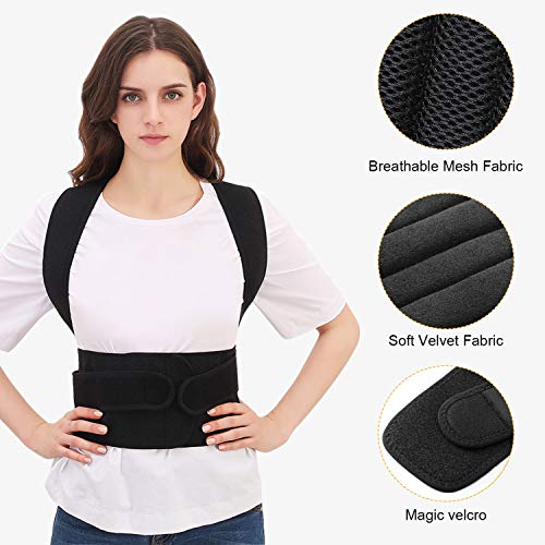 Back Brace Posture Corrector for Women and Men Back Lumbar Support...