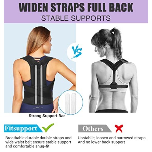 Back Brace Posture Corrector for Women and Men Back Lumbar Support...
