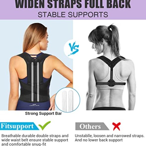 Back Brace Posture Corrector for Women and Men Back Lumbar Support...
