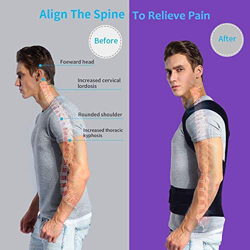 Back Brace Posture Corrector for Women and Men Back Lumbar Support...