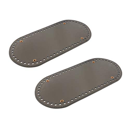 Fityle 2X Crocheting PU Bag Bottom Shaper Mat Cushion DIY Pad Inse...