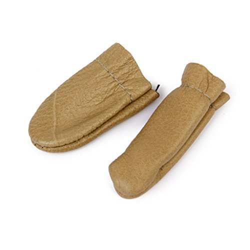 Fityle Leather Thumb & Finger Protectors Guards Hand Craft Needle ...