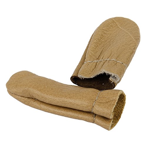 Fityle Leather Thumb & Finger Protectors Guards Hand Craft Needle ...