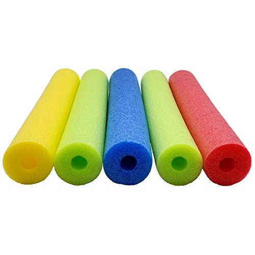 Fix Find - Pool Noodles - 5 Pack of 52 Inch Hollow Foam Pool Swim ...