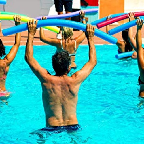Fix Find - Pool Noodles - 5 Pack of 52 Inch Hollow Foam Pool Swim ...