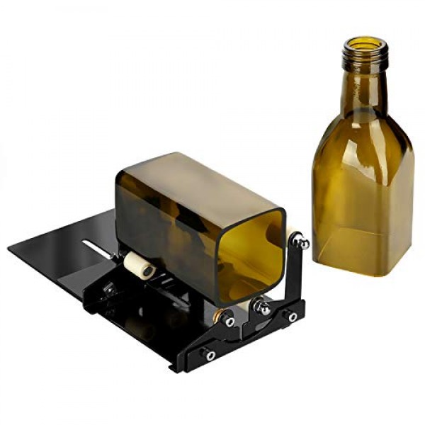 Glass Bottle Cutter, Fixm Square & Round Bottle Cutting Machine, W...