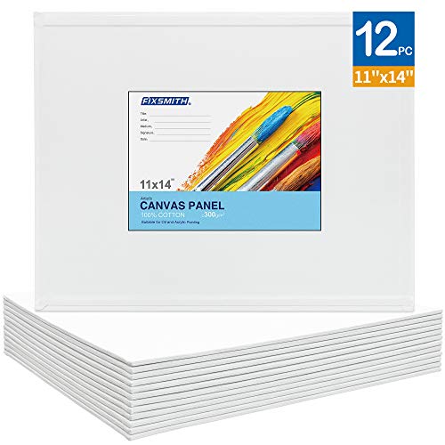 FIXSMITH-Painting-Canvas-Panels,11x14 Inch Canvas Board Super Valu...