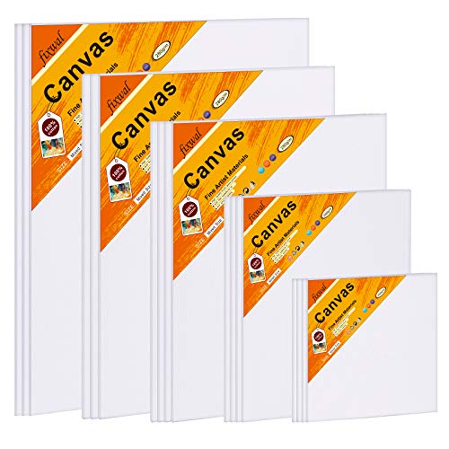 Canvas Boards for Painting Canvas Panels Multi Pack, 4x4, 5x7, 8x1...