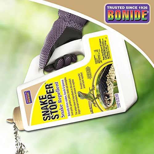Bonide Snake Stopper Snake Repellent, 4 lb. Ready-to-Use Granules ...