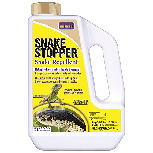 Bonide Snake Stopper Snake Repellent, 4 lb. Ready-to-Use Granules ...