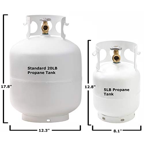 Flame King YSN011 11 Pound Steel Propane Tank Cylinder With Type 1...