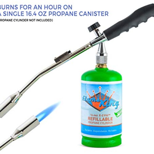 Flame King YSNAX1-108 Propane Gas Torch 20,000 BTU w/Self Igniter ...