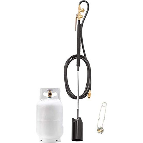 Flame King YSNPQ-5000T Heavy Duty Propane Torch Weed Burner, Black...