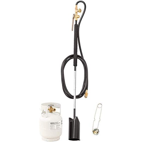 Flame King YSNPQ-5000T Heavy Duty Propane Torch Weed Burner, Black...