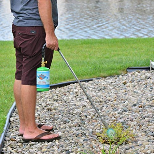 Flame King YSNPQ810CGA Propane Torch Weed Burner with Integrated L...