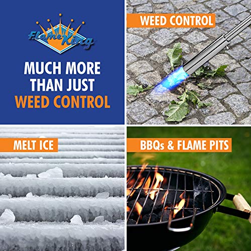 Flame King YSNPQ810CGAb 24,000 BTU Propane Torch Weed Burner with ...