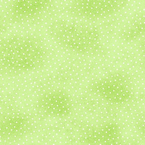 Comfy Flannel Lime Green Tonal Micro Dot Fabric Sold by The Yard