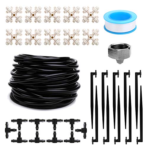 Flantor Garden Irrigation System,100ft Irrigation System 1/2 & 1/...