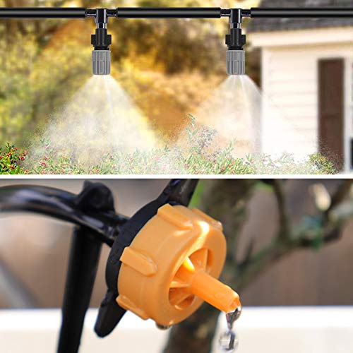 Flantor Garden Irrigation System, 50ft 1/4 Blank Distribution Tub...